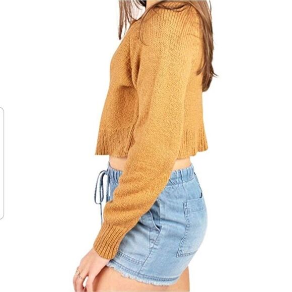 Free People Sweetheart Henly Neck Sweater - Picture 4 of 6